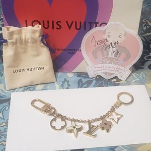 Fleue de Monogram charm